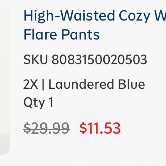 Old Navy Soft Blue Lounge Pants - Picture 7 of 7